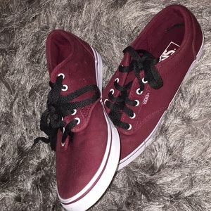Maroon vans !!